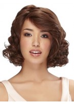 Auburn Monofilament Remy Human Hair Wig-WWA161 