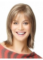 Brown Capless Remy Human Hair Wig-WWA252 