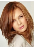 Red Lace Front Remy Human Hair Wig-WWA283 