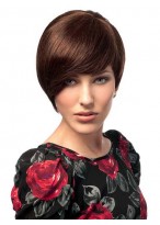 Auburn Capless Remy Human Hair Wig-WWA362 