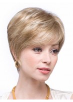 Blonde Capless Remy Human Hair Wig-WWA363 