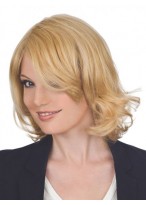 Blonde Lace Front Remy Human Hair Wig-WWA369 