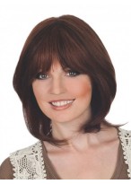 Auburn Lace Front Remy Human Hair Wig-WWA372 