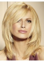 Blonde Lace Front Remy Human Hair Wig-WWA386 