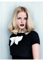 Blonde Lace Front Remy Human Hair Wig-WWA445 