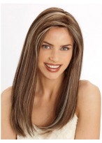 Brown Lace Front Remy Human Hair Wig-WWA531 