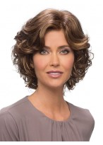 Brown Lace Front Remy Human Hair Wig-WWA546 