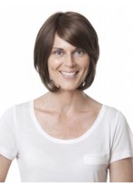 Brown Lace Front Remy Human Hair Wig-WWA567 