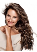 Human Hair Long Full Lace Deep Wave Wig 