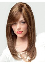 Brown Lace Front Remy Human Hair Wig-WWA591 