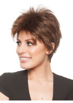 Auburn Capless Remy Human Hair Wig-WWA595 