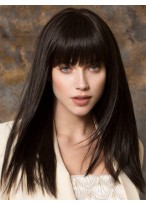 Black Lace Front Remy Human Hair Wig-WWA622 