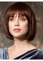 Auburn Lace Front Remy Human Hair Wig-WWA623 