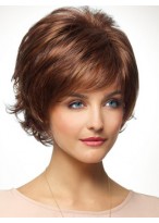 Brown Full Lace Remy Human Hair Wig-WWA625 
