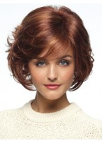 Auburn Lace Front Remy Human Hair Wig-WWA627 