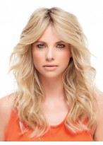 Blonde Lace Front Remy Human Hair Wig-WWA647 