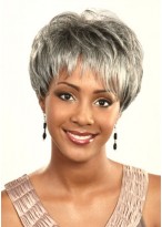 Short Straight Synthetic Capless Wig 