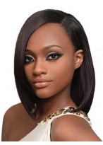 Straight Black Hot Sale Wigs 