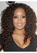 Wonderful Medium Wavy Brown African American Lace Wigs for Wome 