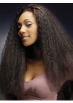 Quality Wigs Long Straight No Bang African American Lace Wigs for Women 22 Inch 