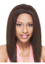 Outstanding Long Straight African American Full Lace Wigs for Women 