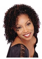 Ancient Short Curly No Bang African American Lace Wigs for Women 