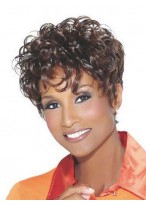 Short Curly African American Lace Wigs for Women 6 Inch 
