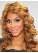 Indian Hair Long Wavy African American Lace Front Wigs for Women 