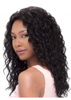 Impressive Long Curly African American Lace Wigs for Women 20 Inch  