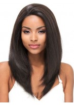 Sale Wigs Medium Straight No Bang African American Lace Wigs for Women 16 Inch  