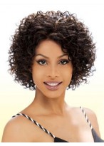 Cheap Short Curly African American Lace Wigs for Women 8 Inch  