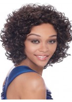 Dynamic Short Curly African American Lace Wigs for Women 10 Inch 