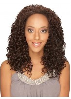 Glamorous Curly No Bang African American Lace Wigs for Women 
