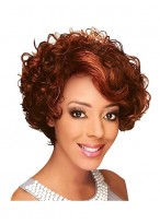 2013 Fashion Trend Short Curly African American Lace Wigs for Women 10 Inch 