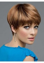 Modern Short Straight Lace Front Synthetic Wig 