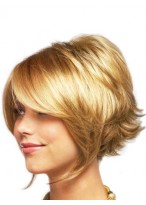 Slightly Curled With Long Side Synthetic Wig 