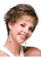 Modern Pixie With Short Face-Framing Sides Synthetic Wig 