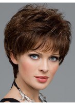 Short Wavy Lace Front Synthetic Wig 