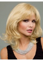 Medium Wavy Capless Synthetic Wig 