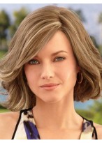 Medium Wavy Lace Front Synthetic Wig 