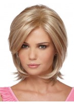 Side Swept Bangs Synthetic Wig 