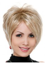 Short Straight Capless Synthetic Wigs 