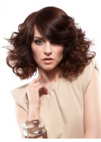 Gorgeous Front Lace Spiral Curls Synthetic Wig 