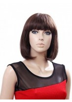 Fantastic Medium Straight Synthetic Capless Wig for Woman 