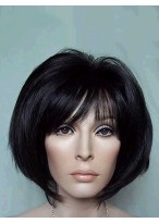 Classic Short Bob Synthetic Capless Wig for Woman 