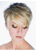 Short Straight Synthetic Wig 