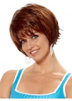 Pretty Short Straight Synthetic Wig 