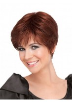 Short Straight Synthetic Full Lace Wig 