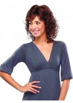 Shoulder Length Curly Lace Front Caz Wig 