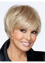 Synthetic Monofilament Top Short Wig 